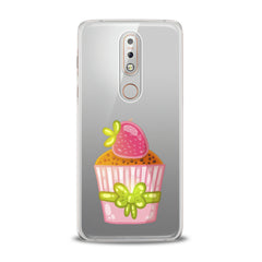 Lex Altern TPU Silicone Nokia Case Strawberry Cupcake