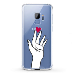 Lex Altern TPU Silicone Samsung Galaxy Case Touch Heart