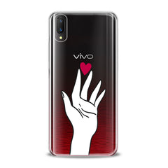 Lex Altern TPU Silicone VIVO Case Touch Heart