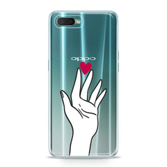 Lex Altern TPU Silicone Oppo Case Touch Heart