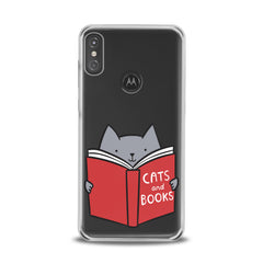 Lex Altern TPU Silicone Motorola Case Felines Book