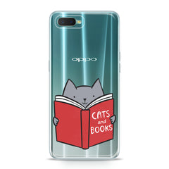 Lex Altern TPU Silicone Oppo Case Felines Book