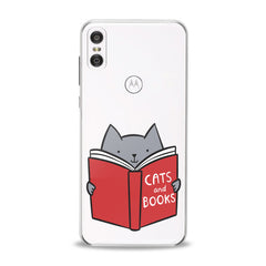 Lex Altern Felines Book Motorola Case