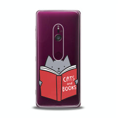 Lex Altern TPU Silicone Sony Xperia Case Felines Book