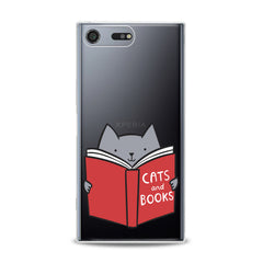 Lex Altern TPU Silicone Sony Xperia Case Felines Book