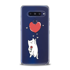 Lex Altern TPU Silicone LG Case Heart Balloon Cat