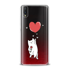 Lex Altern TPU Silicone VIVO Case Heart Balloon Cat