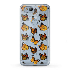 Lex Altern TPU Silicone Google Pixel Case Yellow Butterflies