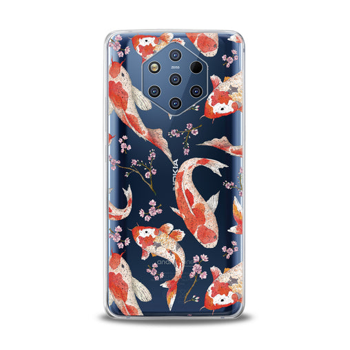 Lex Altern Orange Koi Fishes Nokia Case