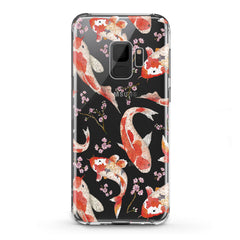 Lex Altern TPU Silicone Samsung Galaxy Case Orange Koi Fishes