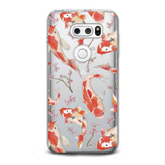 Lex Altern TPU Silicone LG Case Orange Koi Fishes