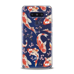 Lex Altern TPU Silicone LG Case Orange Koi Fishes