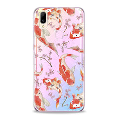 Lex Altern TPU Silicone VIVO Case Orange Koi Fishes