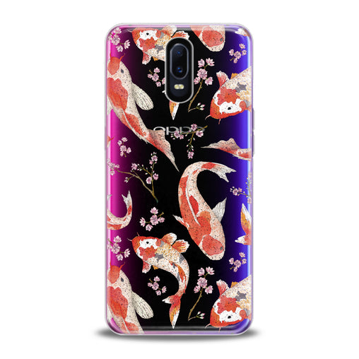 Lex Altern Orange Koi Fishes Oppo Case