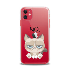 Lex Altern TPU Silicone iPhone Case Grumpy Feline