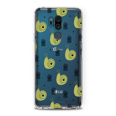 Lex Altern TPU Silicone LG Case Green Snail Pattern