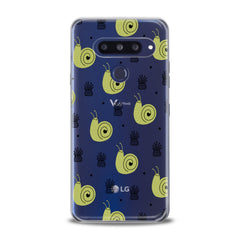 Lex Altern TPU Silicone LG Case Green Snail Pattern