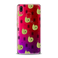 Lex Altern TPU Silicone VIVO Case Green Snail Pattern