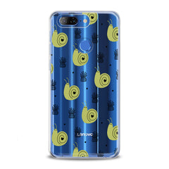 Lex Altern TPU Silicone Lenovo Case Green Snail Pattern