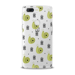 Lex Altern Green Snail Pattern OnePlus Case