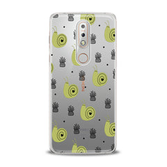 Lex Altern Green Snail Pattern Nokia Case