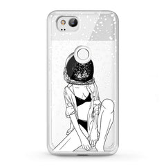 Lex Altern TPU Silicone Google Pixel Case Lady Astronaut