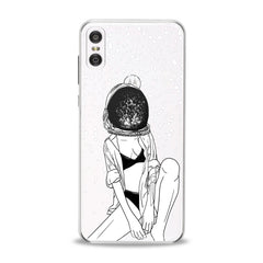 Lex Altern TPU Silicone Motorola Case Lady Astronaut