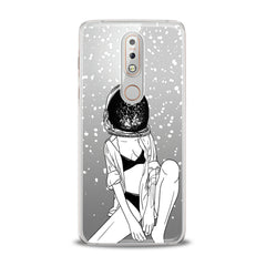 Lex Altern TPU Silicone Nokia Case Lady Astronaut