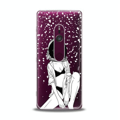 Lex Altern TPU Silicone Sony Xperia Case Lady Astronaut