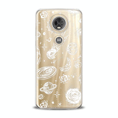 Lex Altern TPU Silicone Motorola Case White Space Art