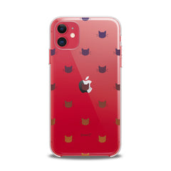 Lex Altern TPU Silicone iPhone Case Feline Faces Pattern