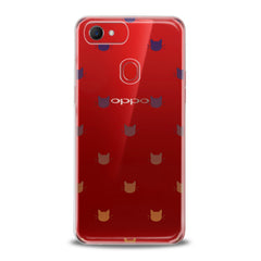 Lex Altern TPU Silicone Oppo Case Feline Faces Pattern