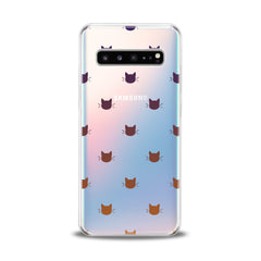 Lex Altern Feline Faces Pattern Samsung Galaxy Case