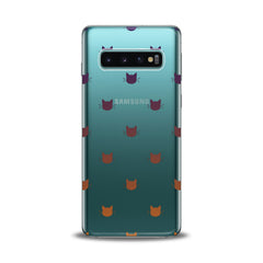 Lex Altern TPU Silicone Samsung Galaxy Case Feline Faces Pattern