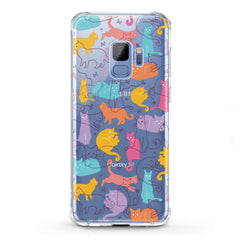 Lex Altern TPU Silicone Samsung Galaxy Case Bright Drawing Cats