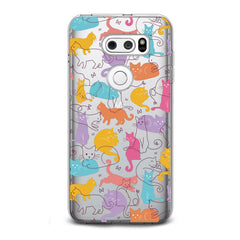 Lex Altern TPU Silicone LG Case Bright Drawing Cats