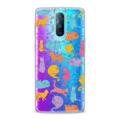 Lex Altern TPU Silicone Oppo Case Bright Drawing Cats