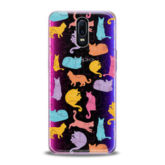 Lex Altern Bright Drawing Cats Oppo Case