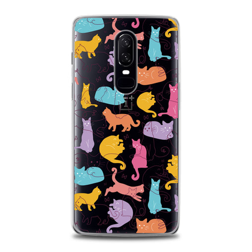 Lex Altern Bright Drawing Cats OnePlus Case