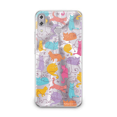 Lex Altern TPU Silicone Asus Zenfone Case Bright Drawing Cats