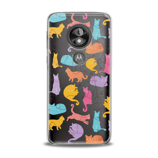 Lex Altern Bright Drawing Cats Motorola Case