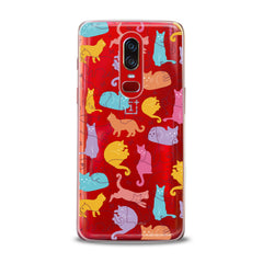 Lex Altern TPU Silicone OnePlus Case Bright Drawing Cats