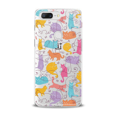 Lex Altern TPU Silicone OnePlus Case Bright Drawing Cats