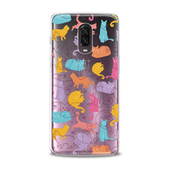 Lex Altern TPU Silicone OnePlus Case Bright Drawing Cats