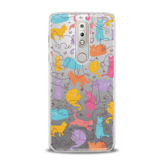 Lex Altern TPU Silicone Nokia Case Bright Drawing Cats