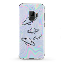 Lex Altern TPU Silicone Samsung Galaxy Case Rainbow Saturn