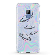 Lex Altern TPU Silicone Samsung Galaxy Case Rainbow Saturn