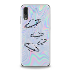 Lex Altern TPU Silicone Huawei Honor Case Rainbow Saturn