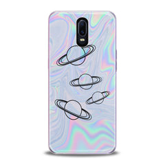 Lex Altern TPU Silicone Oppo Case Rainbow Saturn