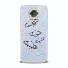 Lex Altern TPU Silicone Motorola Case Rainbow Saturn